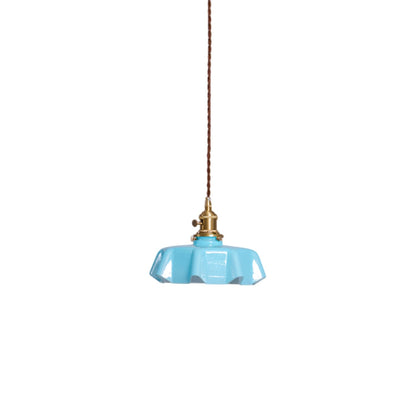 Vintage Pendelleuchte Serer