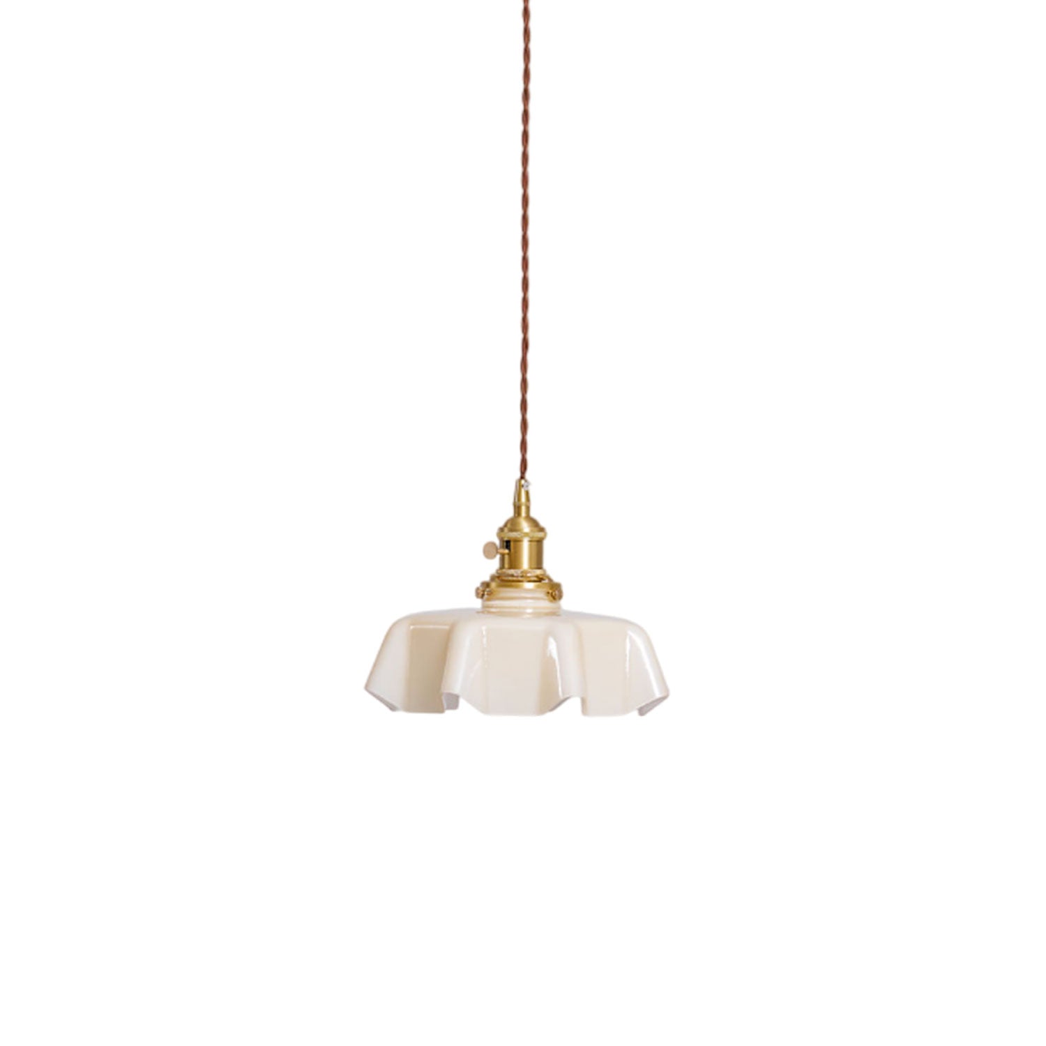 Vintage Pendelleuchte Serer