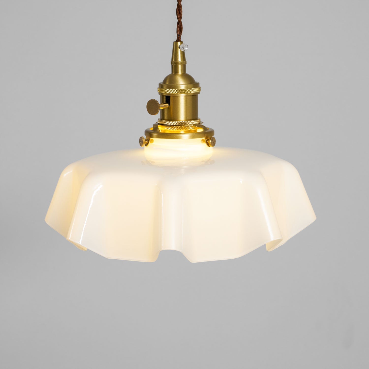 Vintage Pendelleuchte Serer