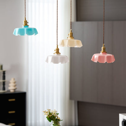Vintage Pendelleuchte Serer