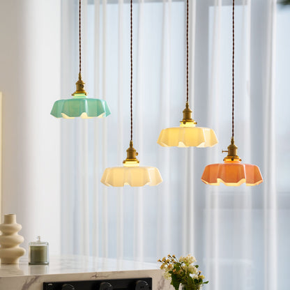 Vintage Pendelleuchte Serer