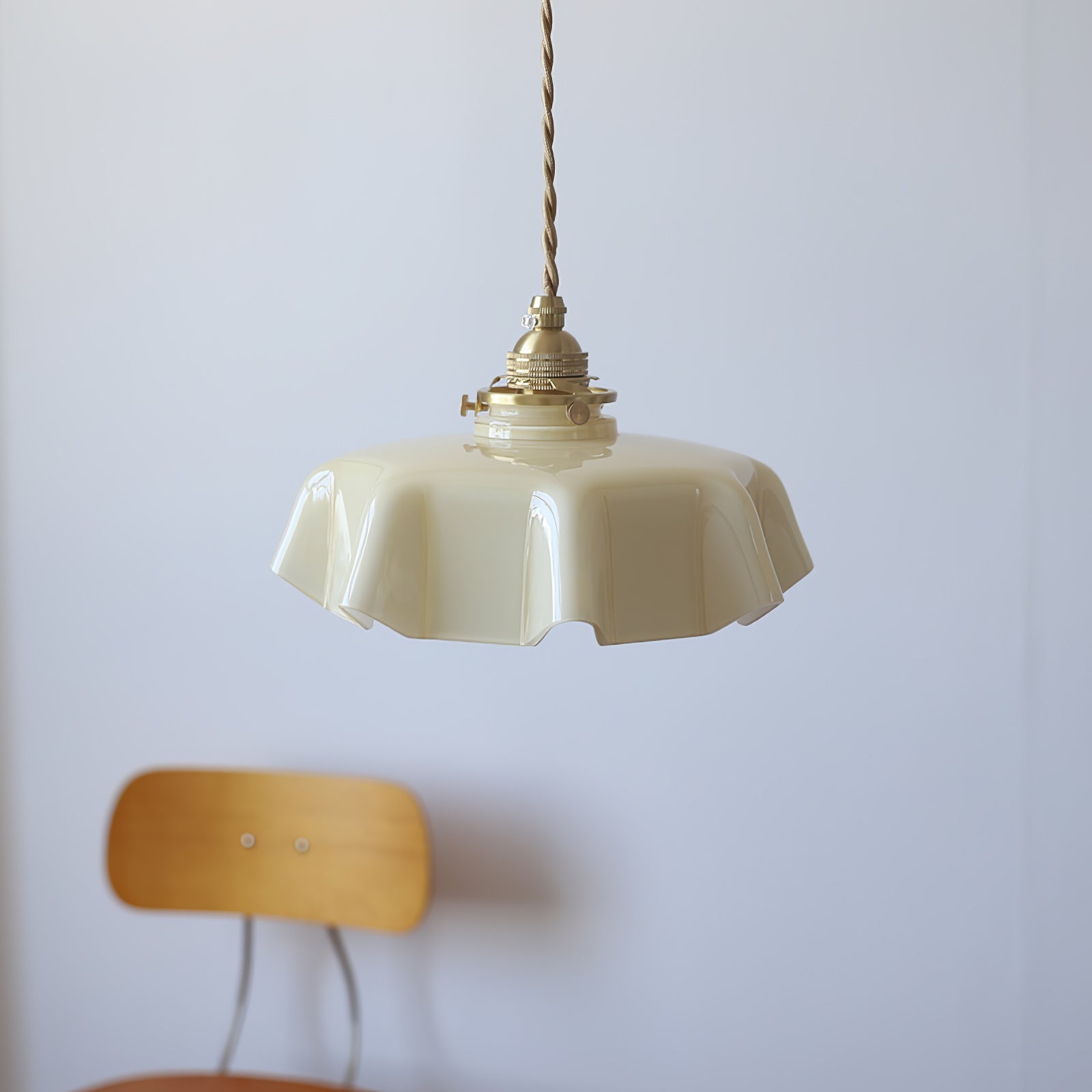 Vintage Pendelleuchte Serer
