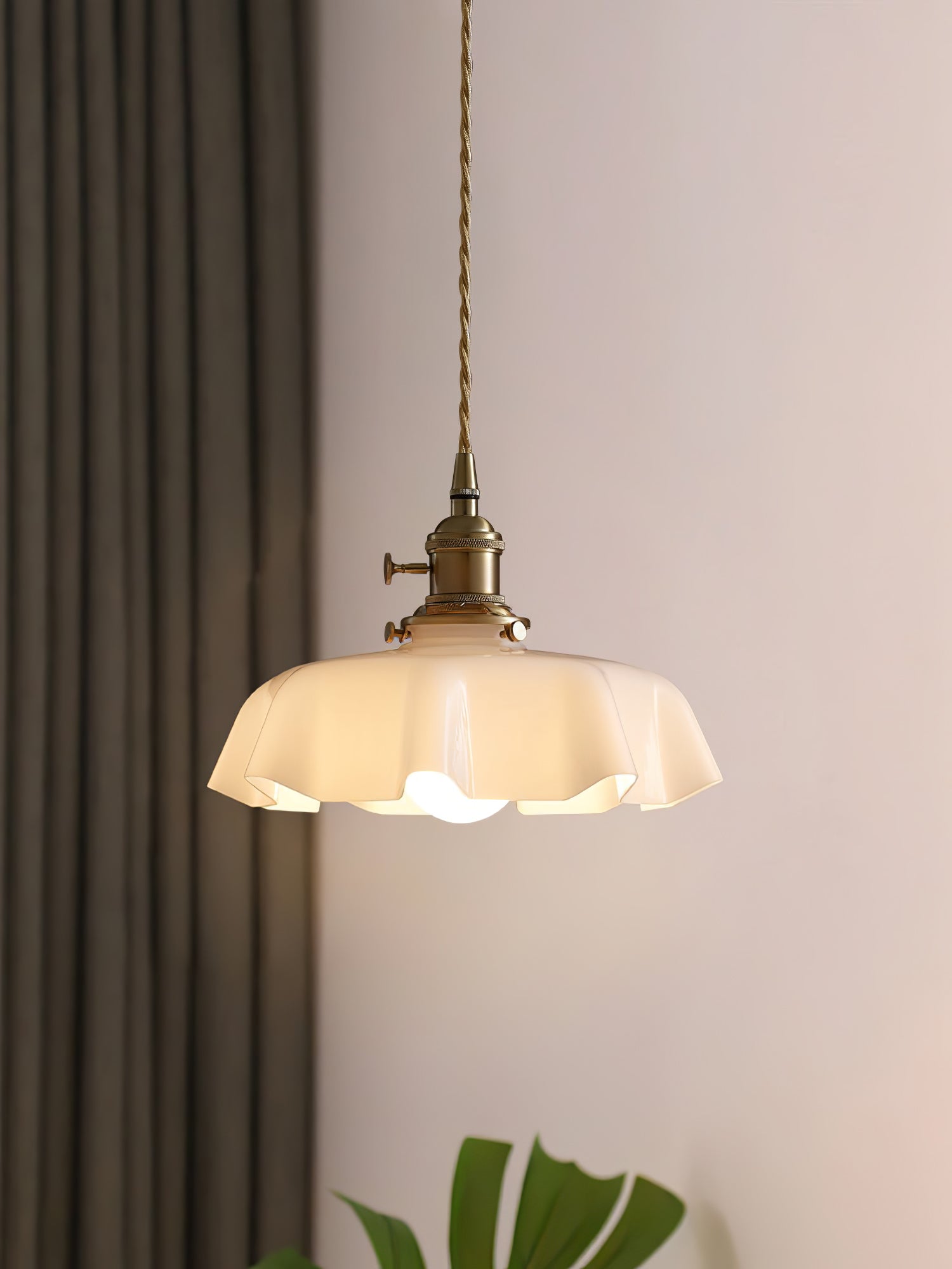Vintage Pendelleuchte Serer
