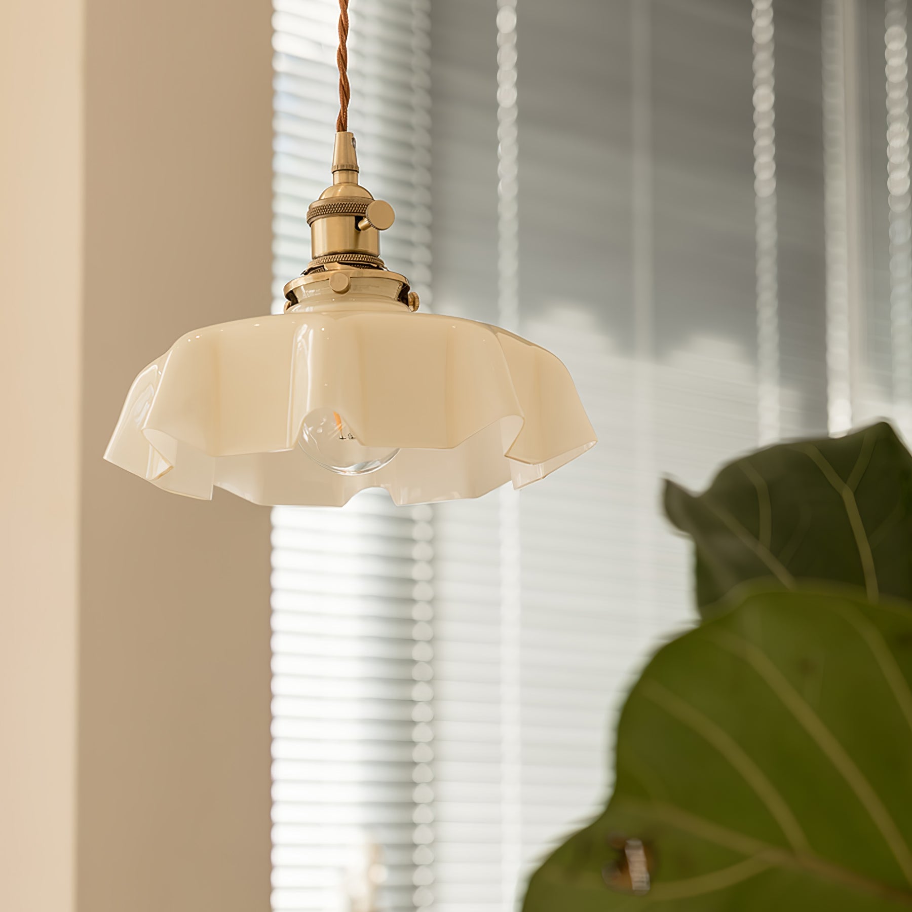Vintage Pendelleuchte Serer