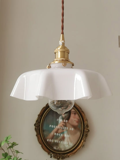 Vintage Pendelleuchte Serer