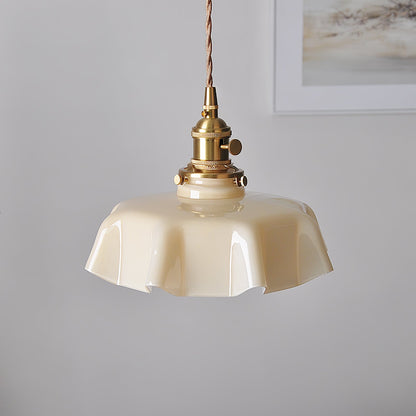 Vintage Pendelleuchte Serer