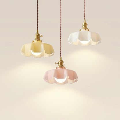 Vintage Pendelleuchte Serer