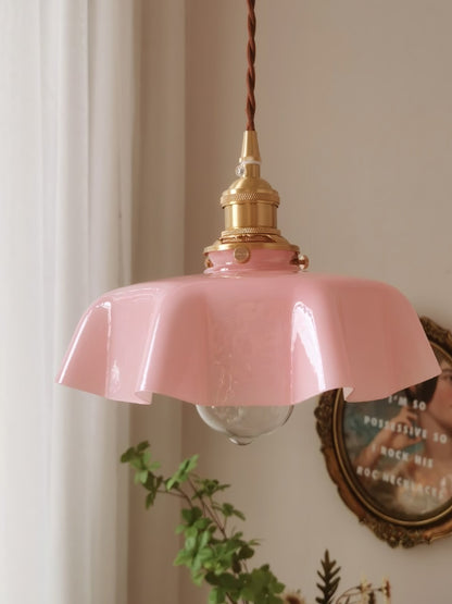 Vintage Pendelleuchte Serer