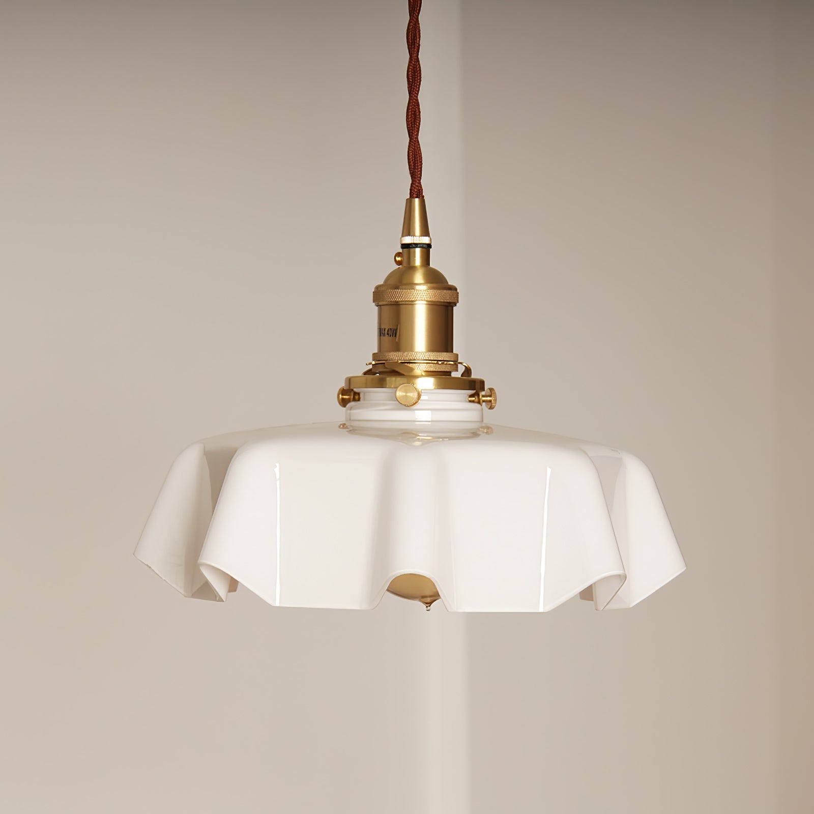 Vintage Pendelleuchte Serer