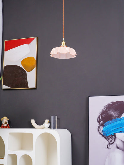 Vintage Pendelleuchte Serer