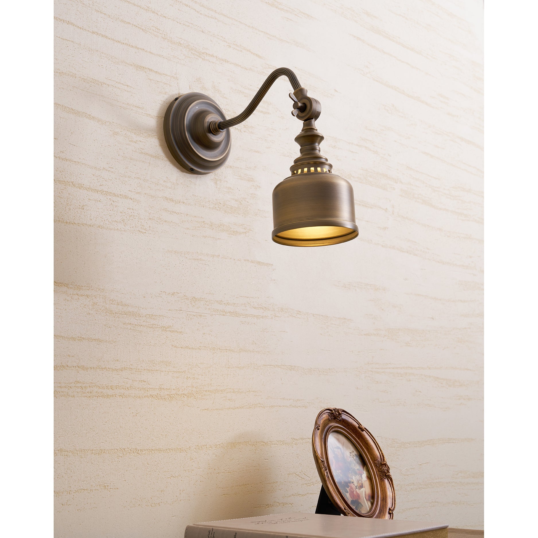 Vintage Wandleuchte Marbel