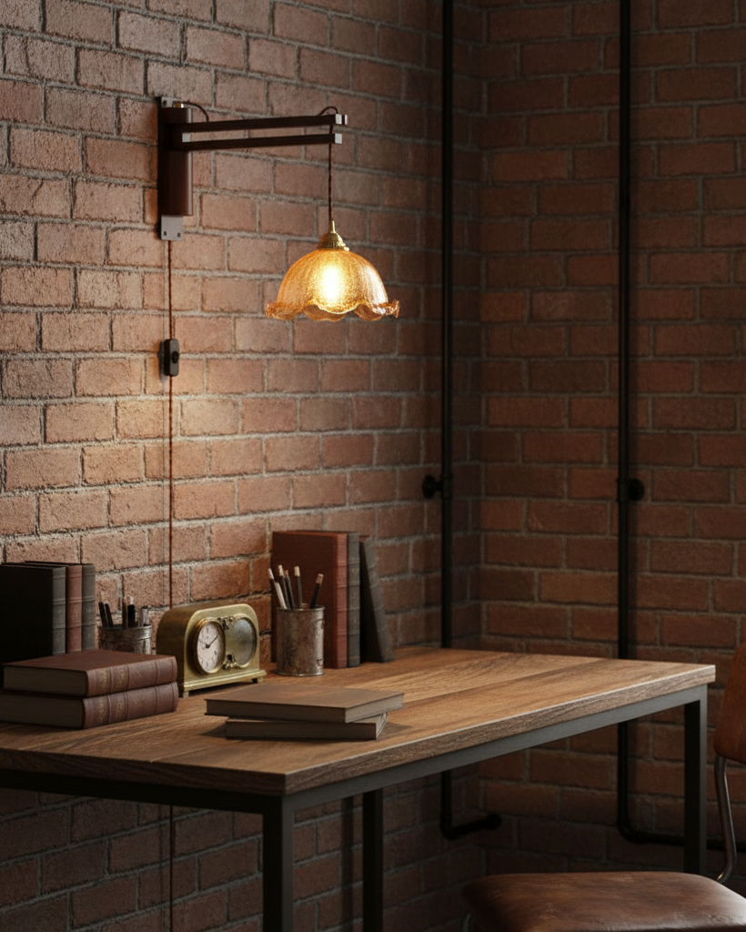 Vintage Wandleuchte Veltaeur