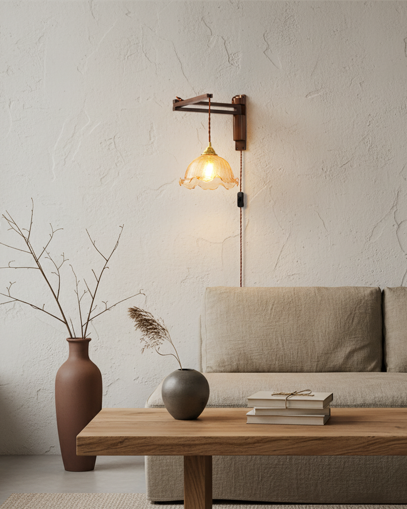 Vintage Wandleuchte Veltaeur