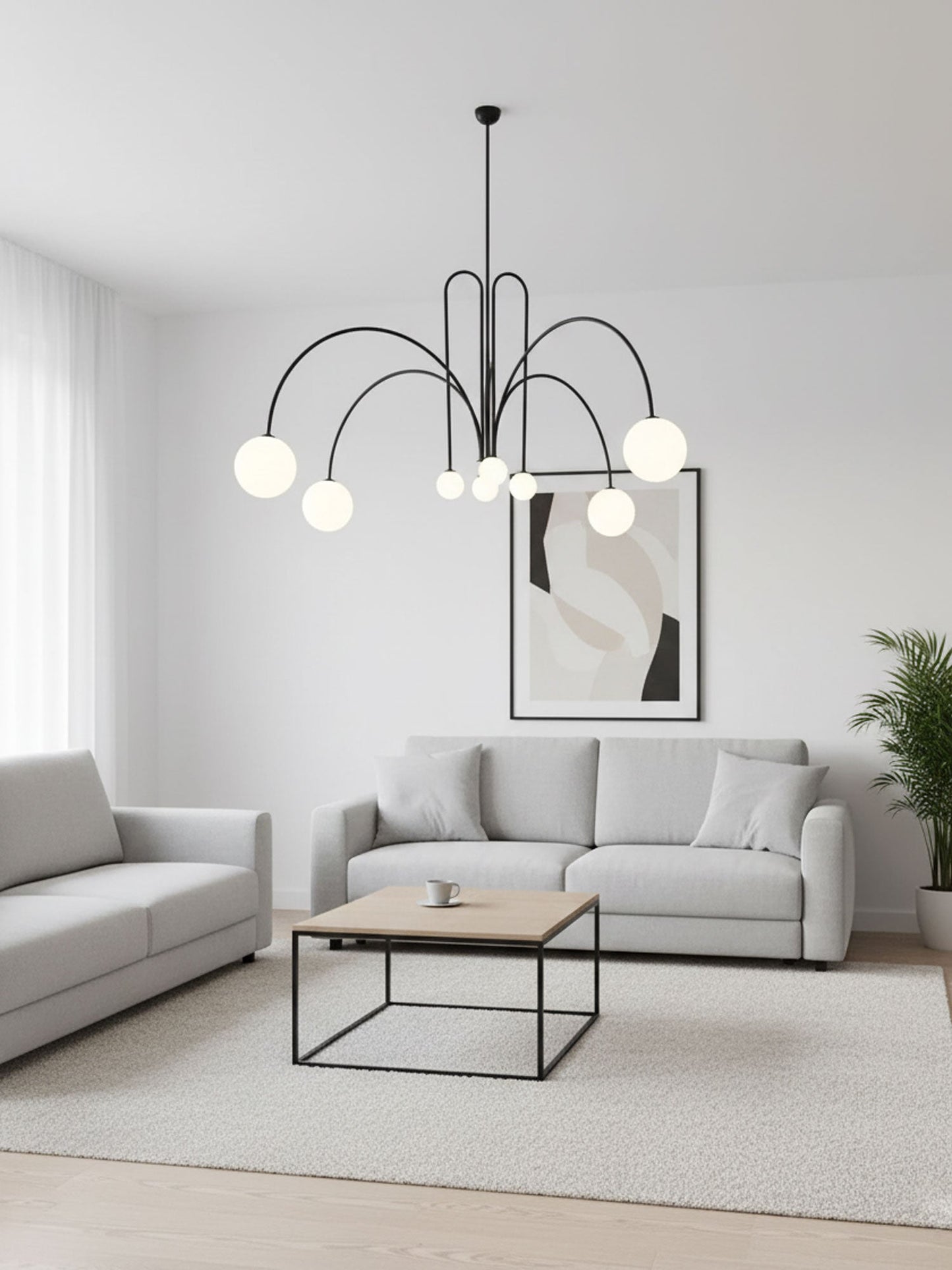 Moderne Pendelleuchte Serno