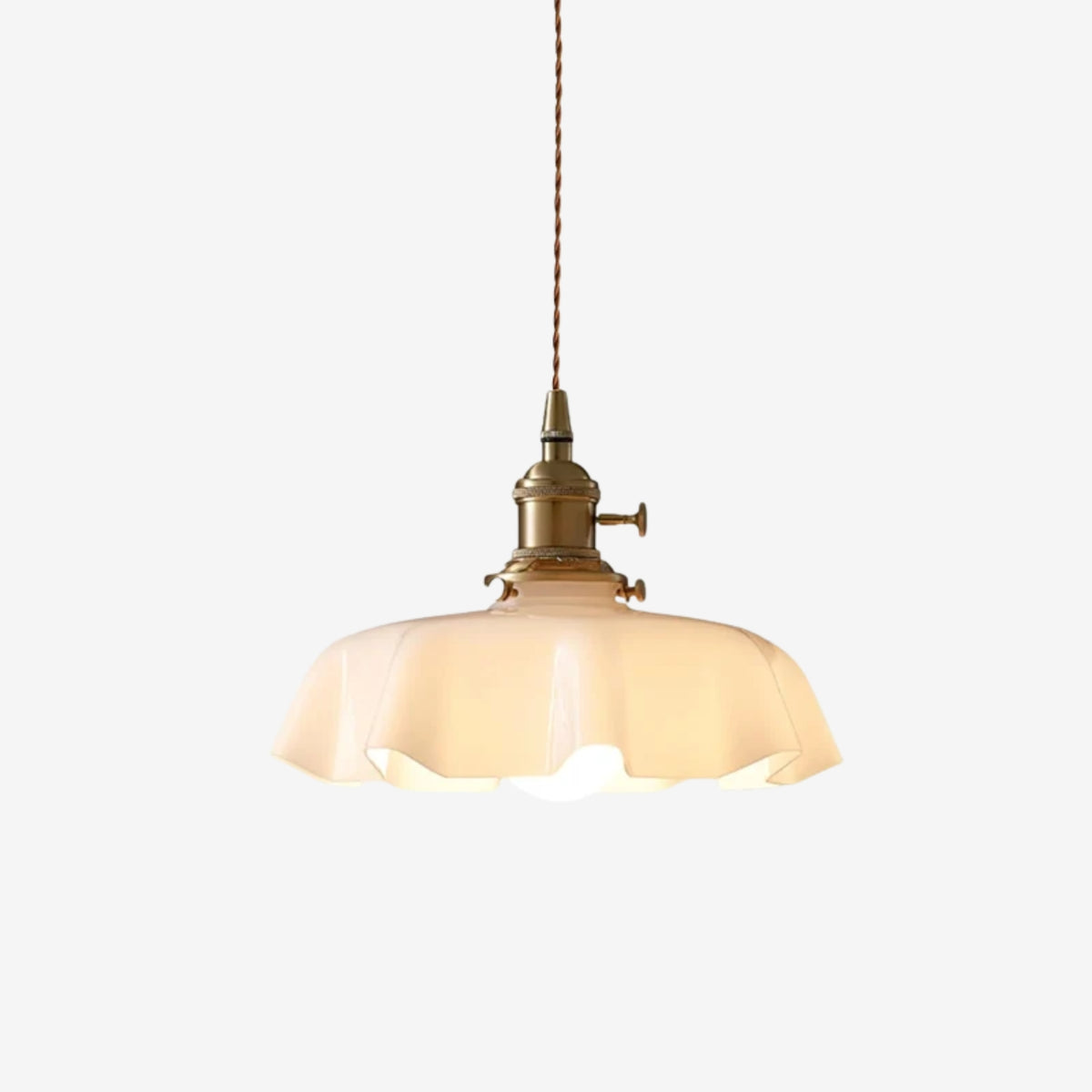 Vintage Pendelleuchte Serer