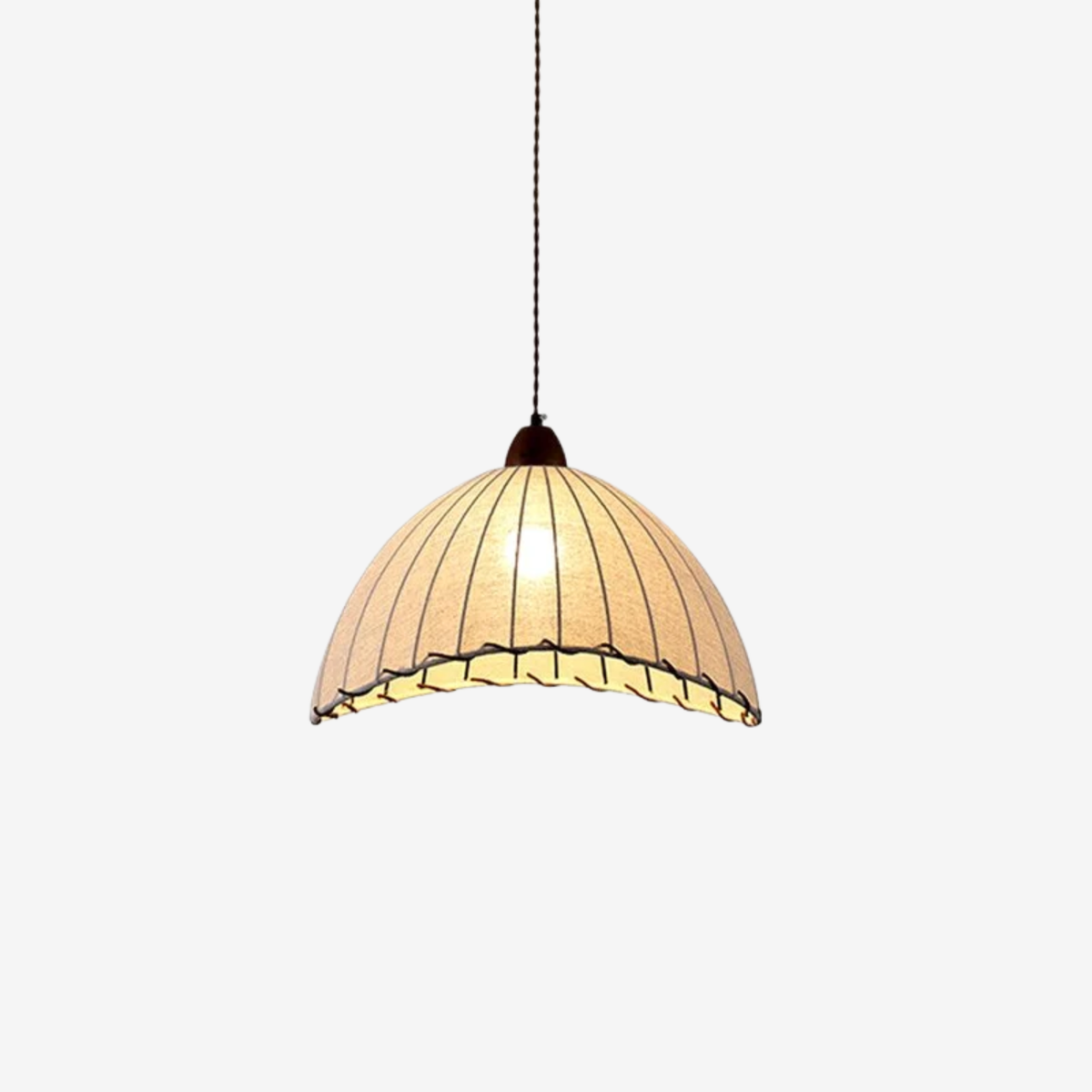 Geriffelte Pendelleuchte Gioueo
