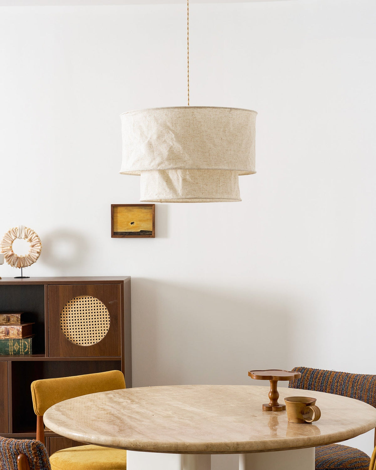 Mariela Fabric Pendant Lamp – detail 20