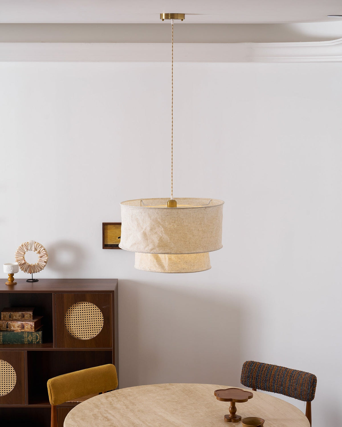 Mariela Fabric Pendant Lamp – detail 23