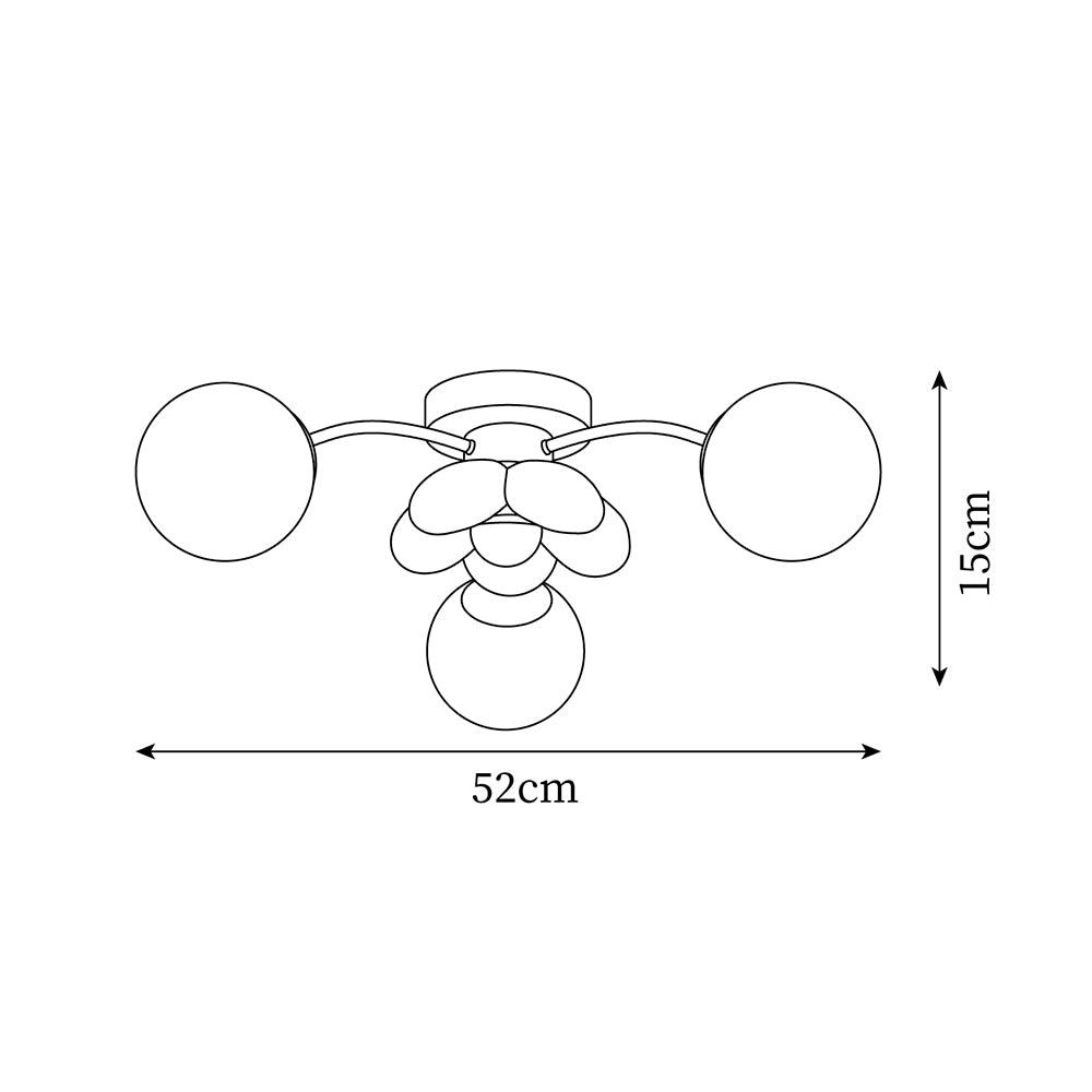 Mauricio Flowers Ceiling Light – detail 5