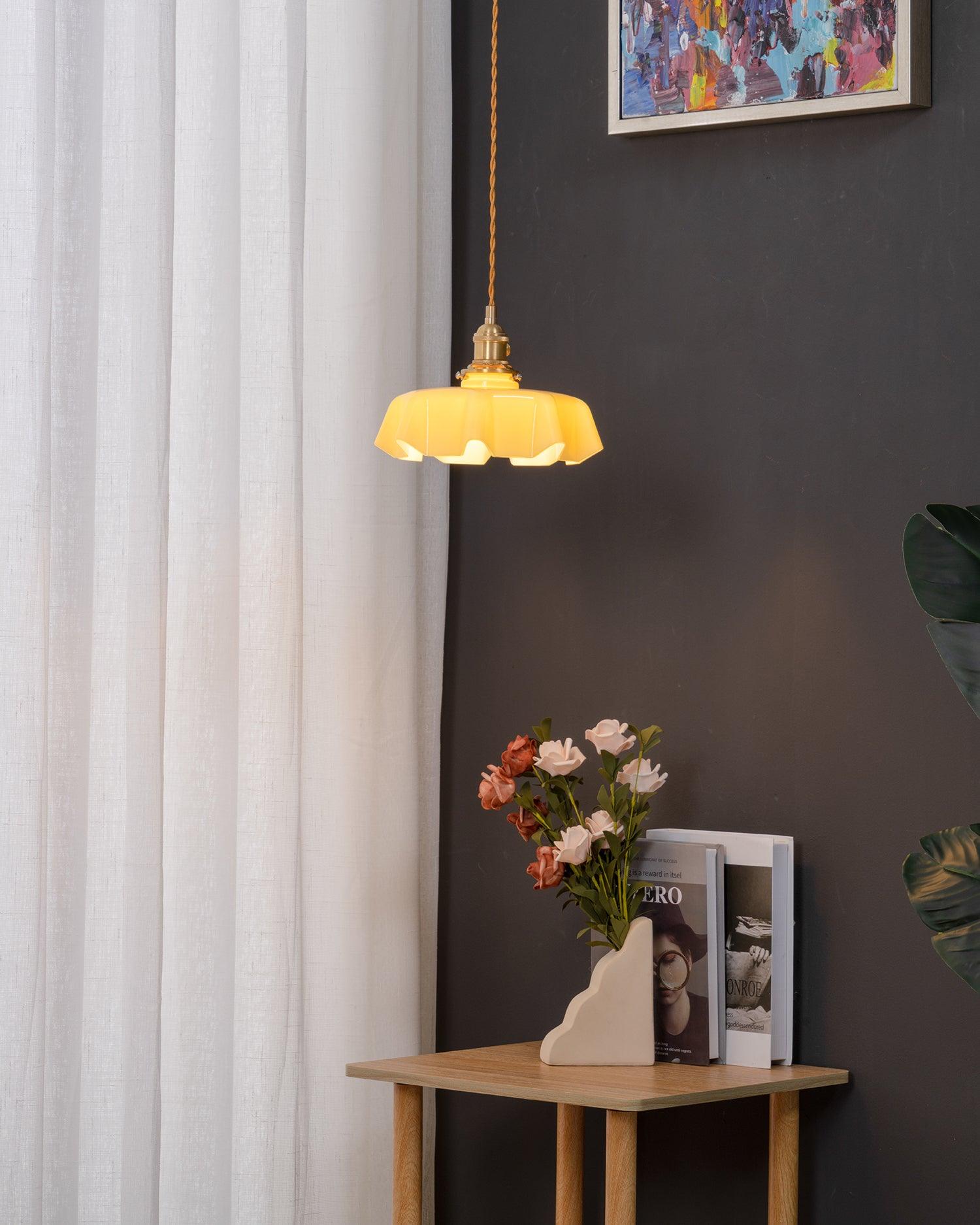 Vintage Pendelleuchte Serer