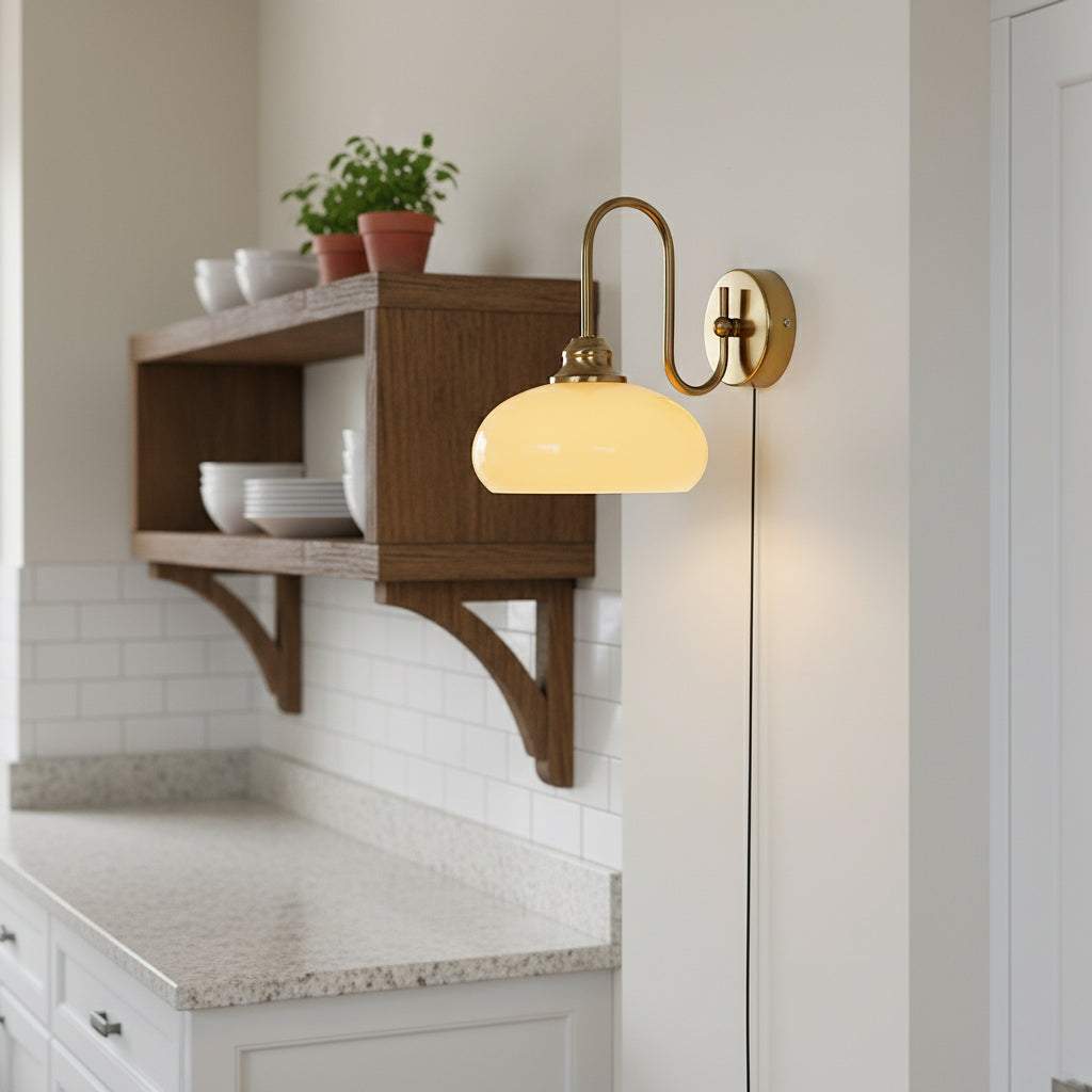 Perrai Wandleuchte mit Stecker