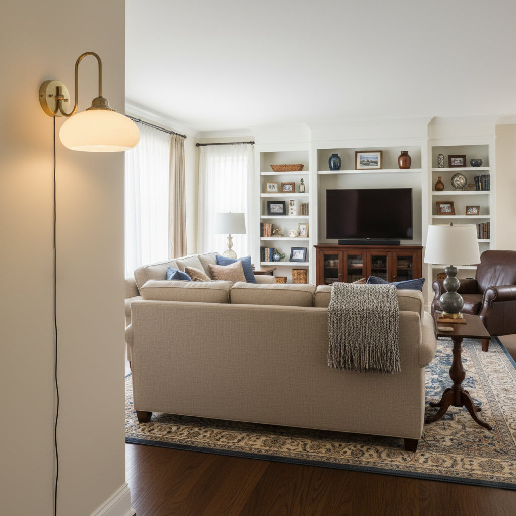 Perrai Wandleuchte mit Stecker