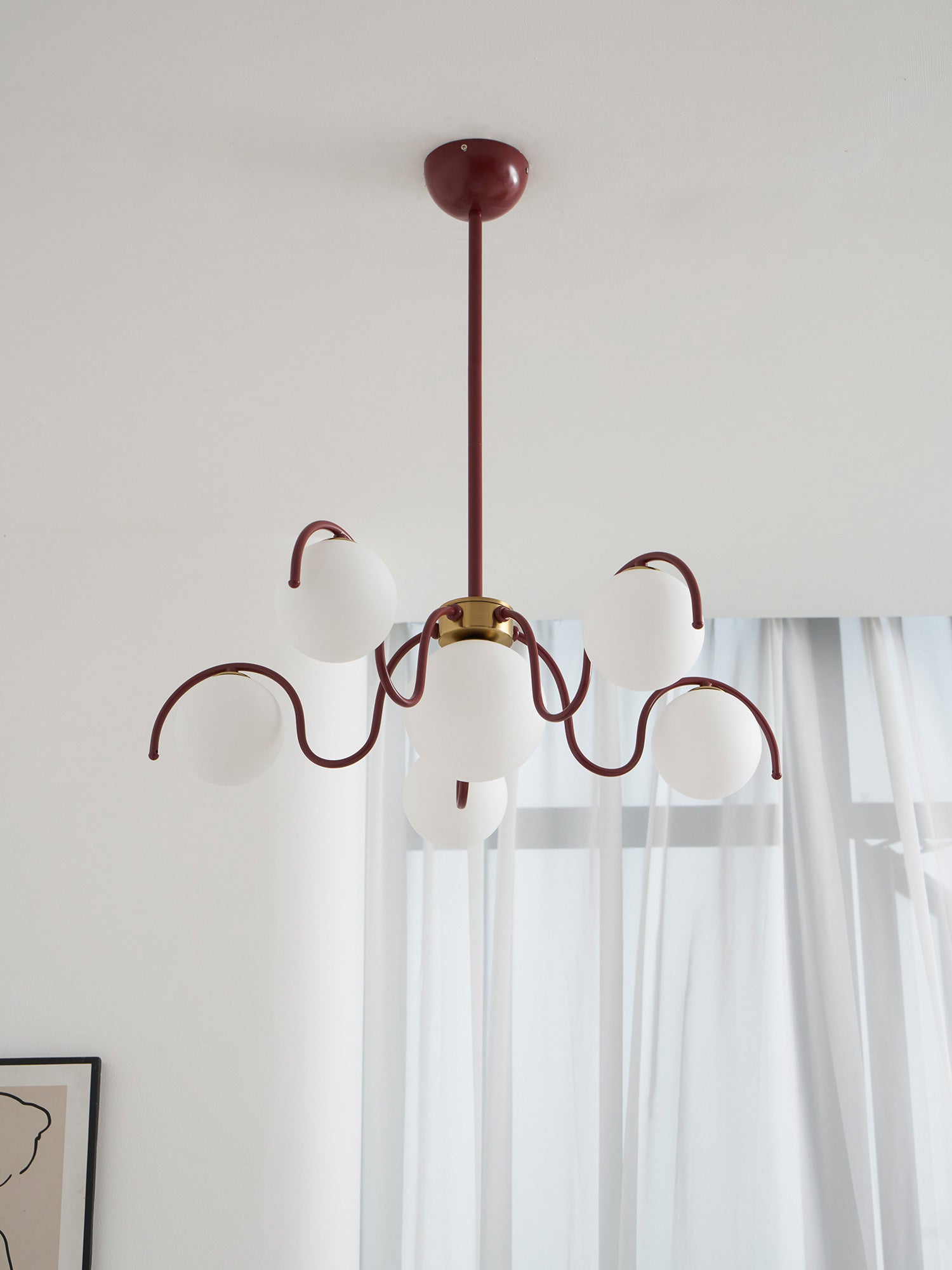 Skulpturaler Kronleuchter Ororel