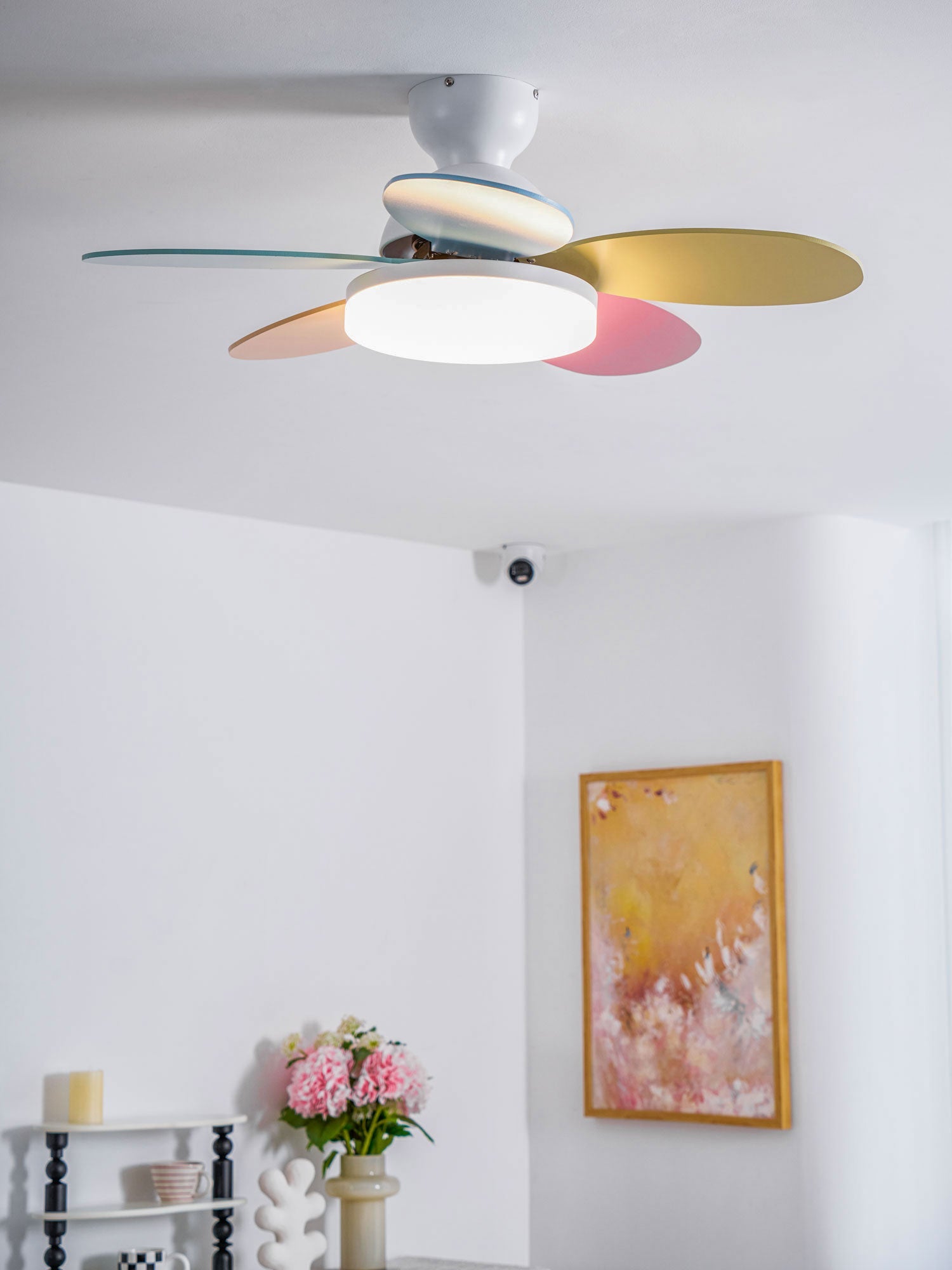 Moderne Deckenventilatorleuchte Lareo