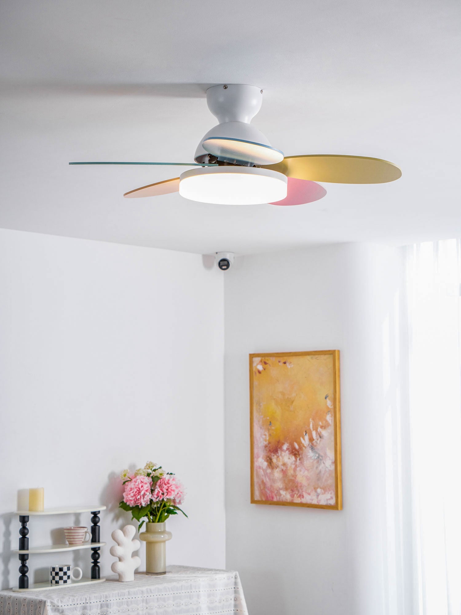 Moderne Deckenventilatorleuchte Lareo