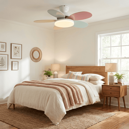 Moderne Deckenventilatorleuchte Lareo