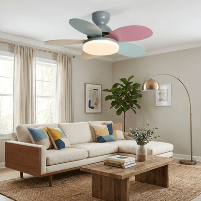 Moderne Deckenventilatorleuchte Lareo