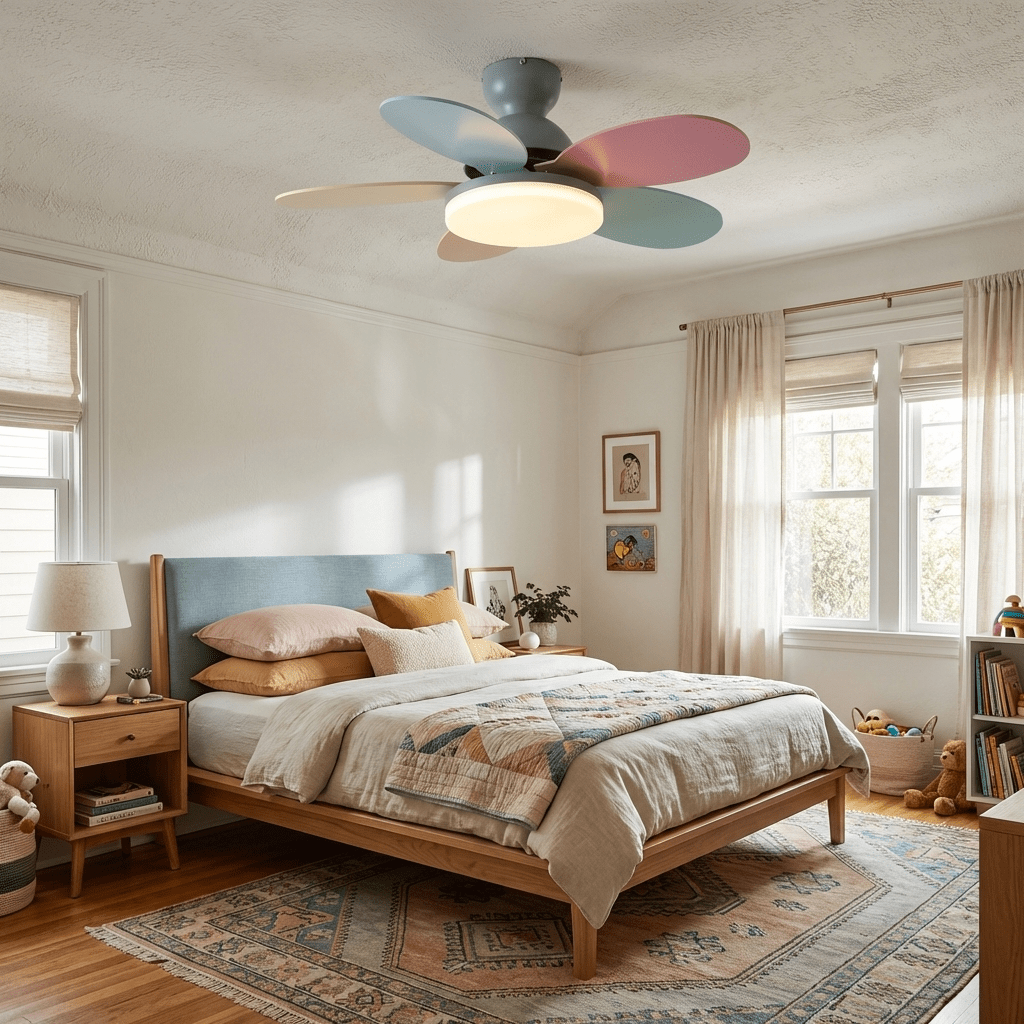 Moderne Deckenventilatorleuchte Lareo