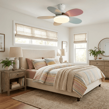 Moderne Deckenventilatorleuchte Lareo
