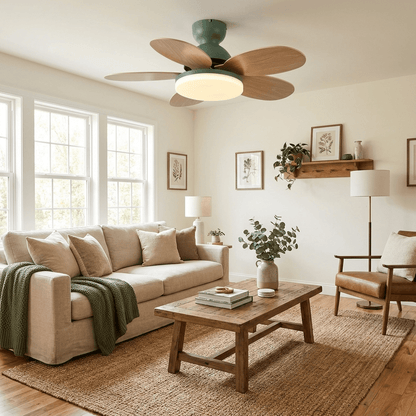 Moderne Deckenventilatorleuchte Lareo