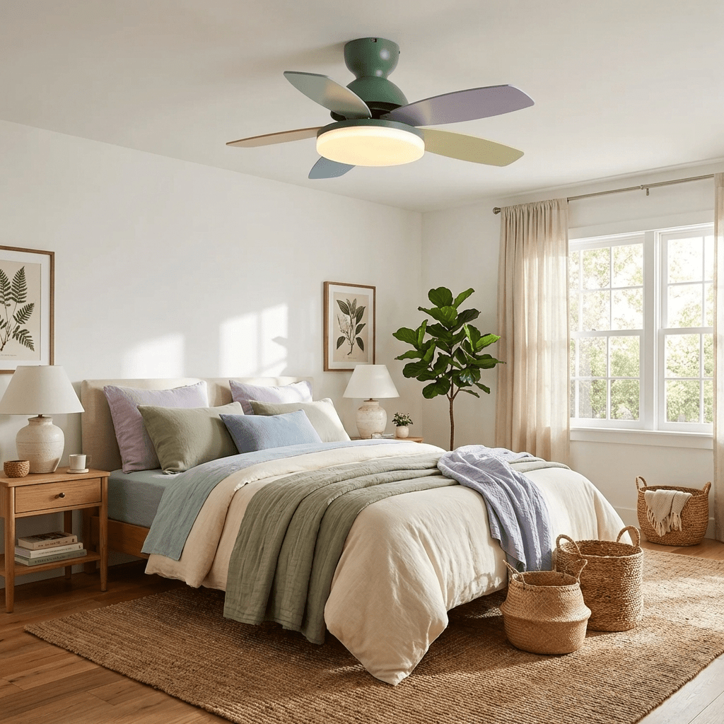 Moderne Deckenventilatorleuchte Lareo
