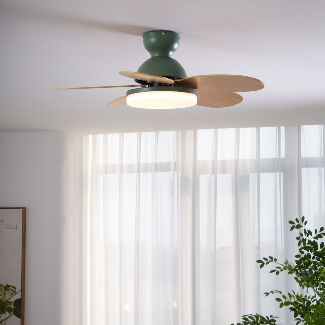 Moderne Deckenventilatorleuchte Lareo