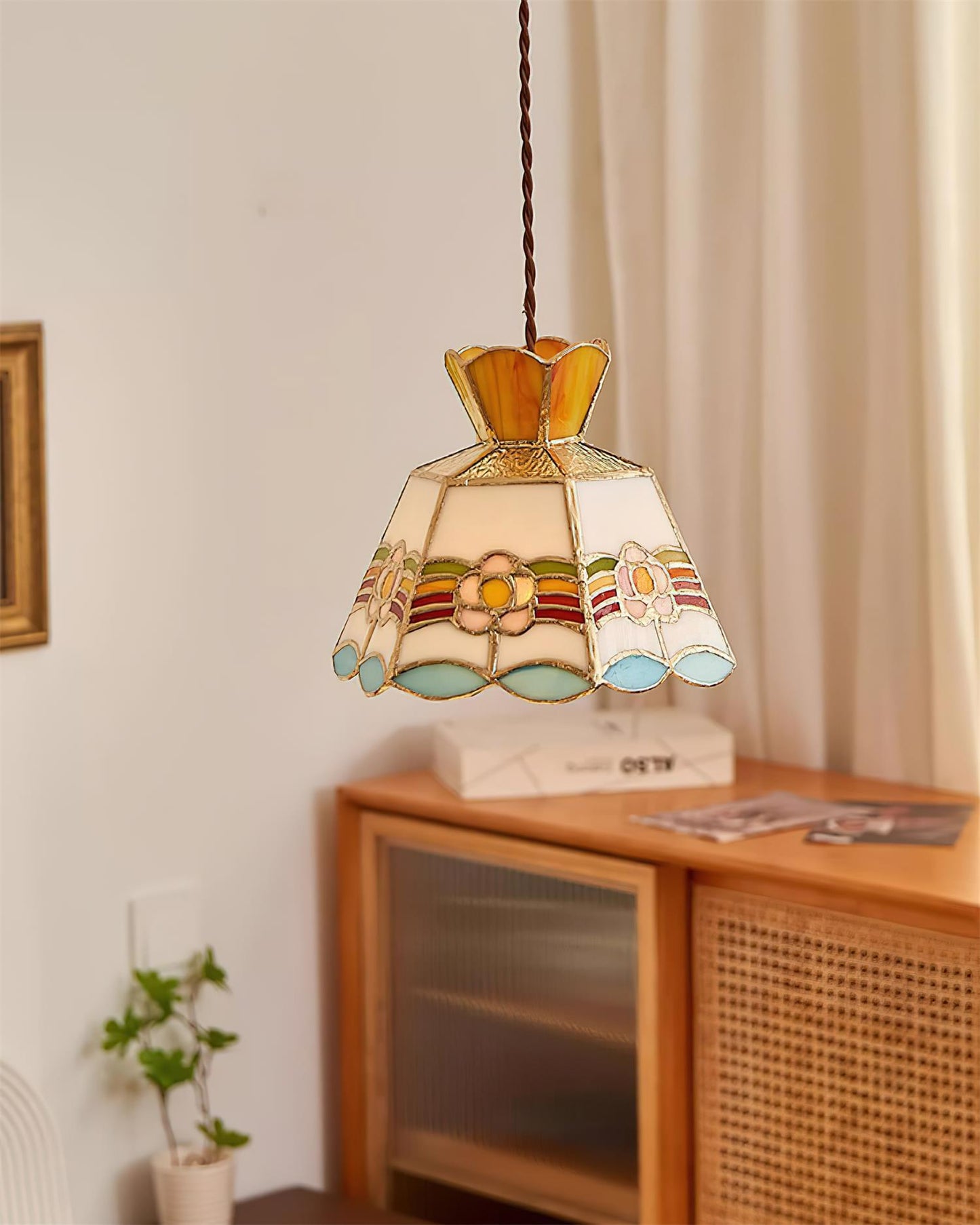 Vintage Pendelleuchte Theosose