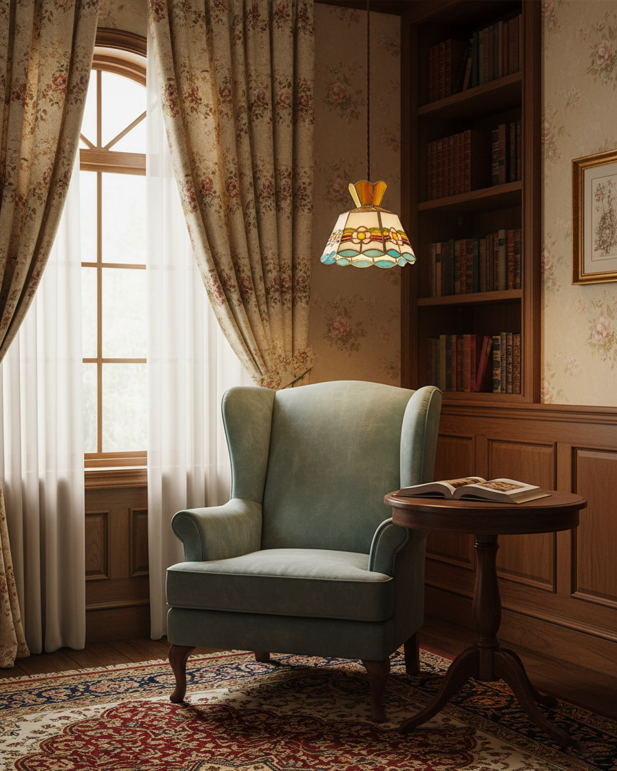Vintage Pendelleuchte Theosose