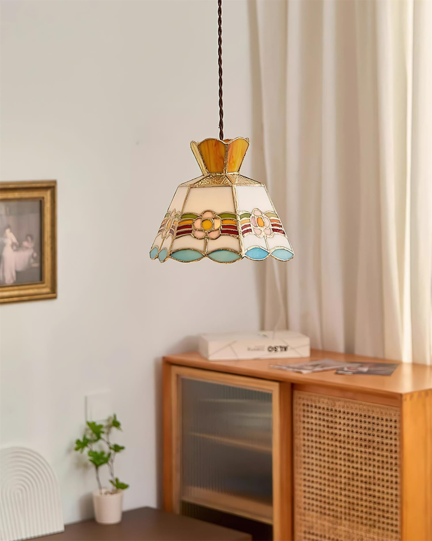 Vintage Pendelleuchte Theosose