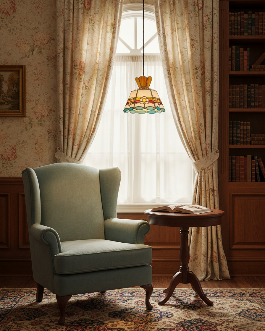 Vintage Pendelleuchte Theosose