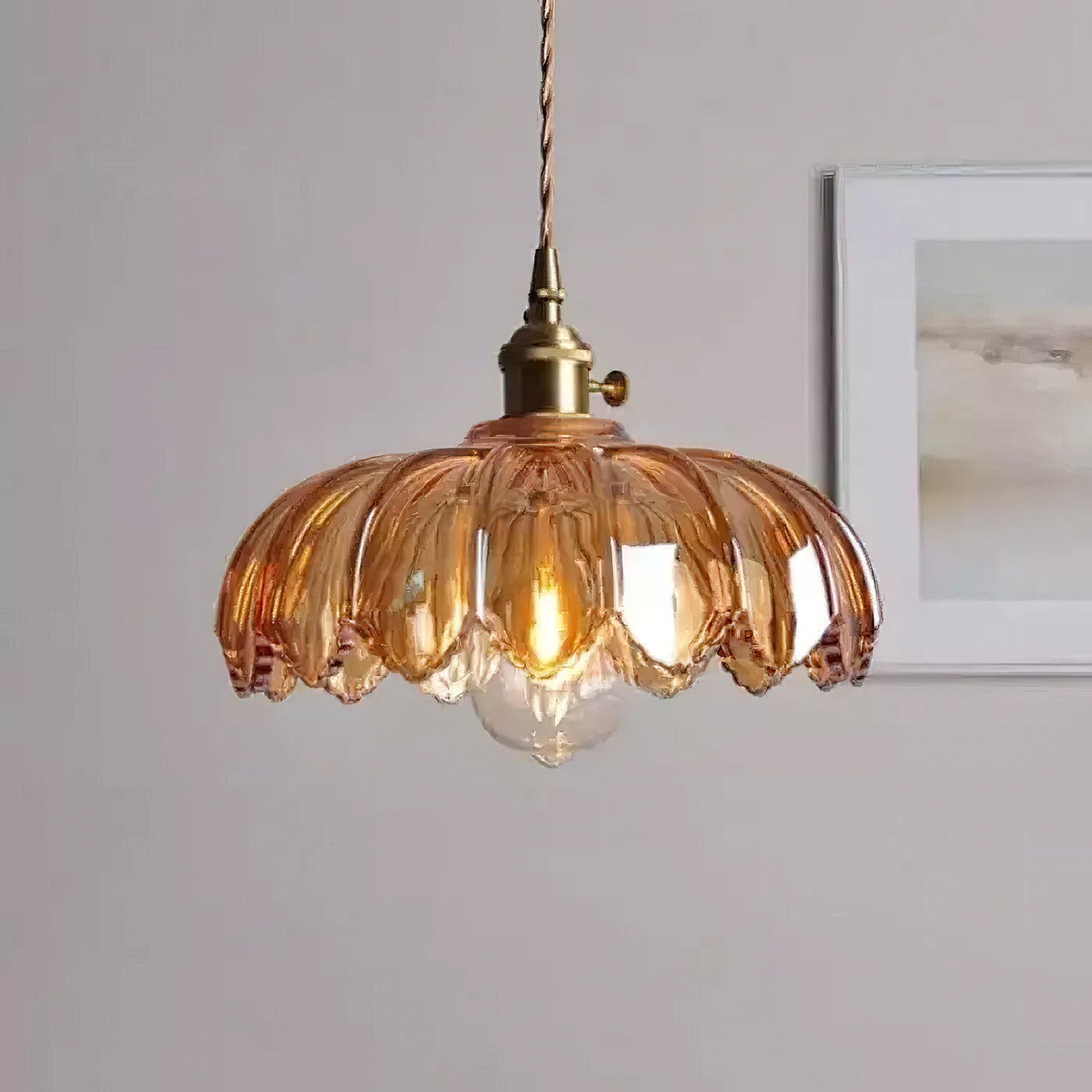 Vintage Pendelleuchte Versi
