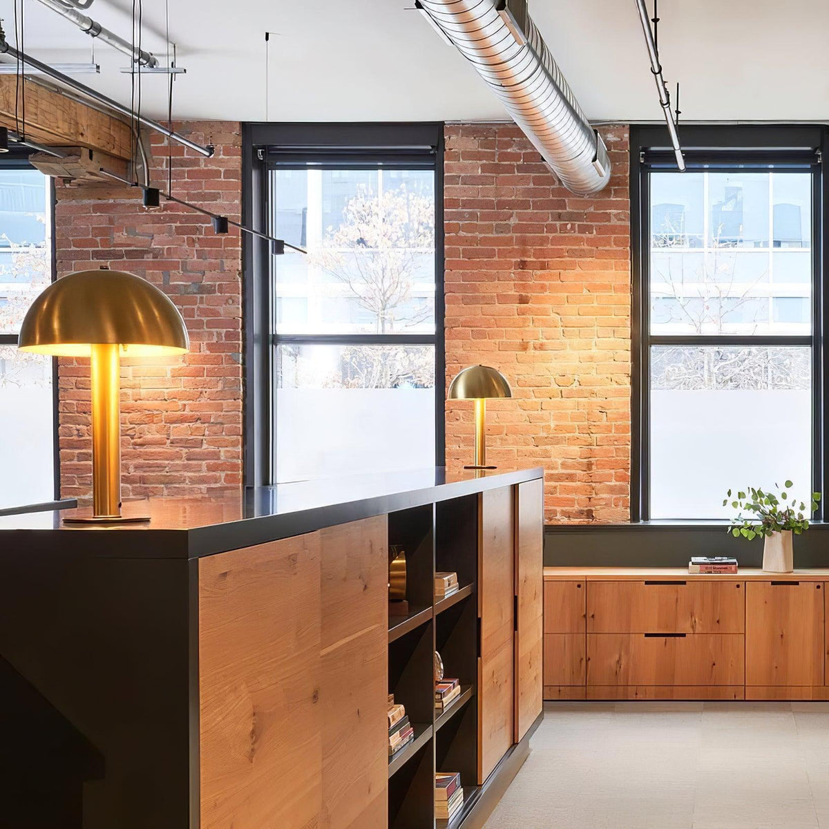 Pilzförmige Tischleuchte Calal