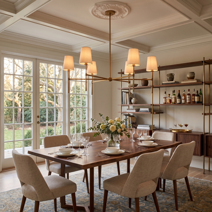 Runder Kronleuchter Lenora