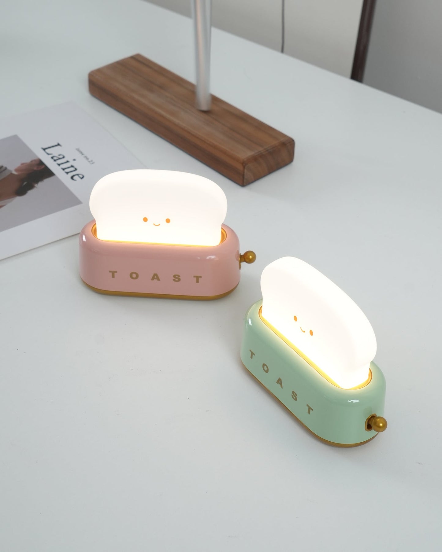 Tischleuchte Lumviis Toaster