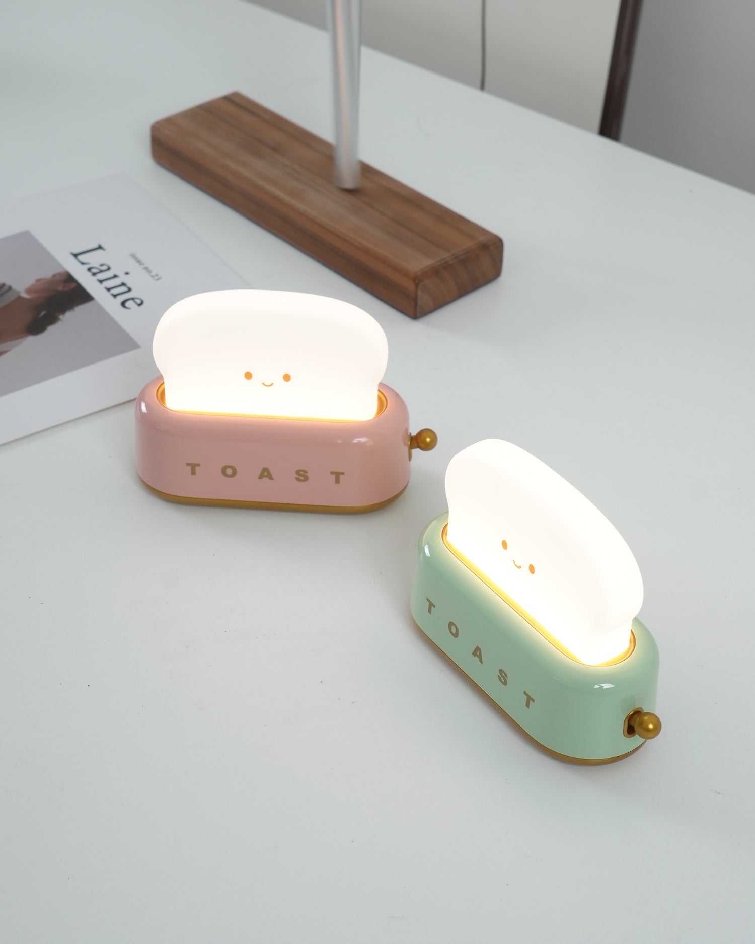 Tischleuchte Lumviis Toaster