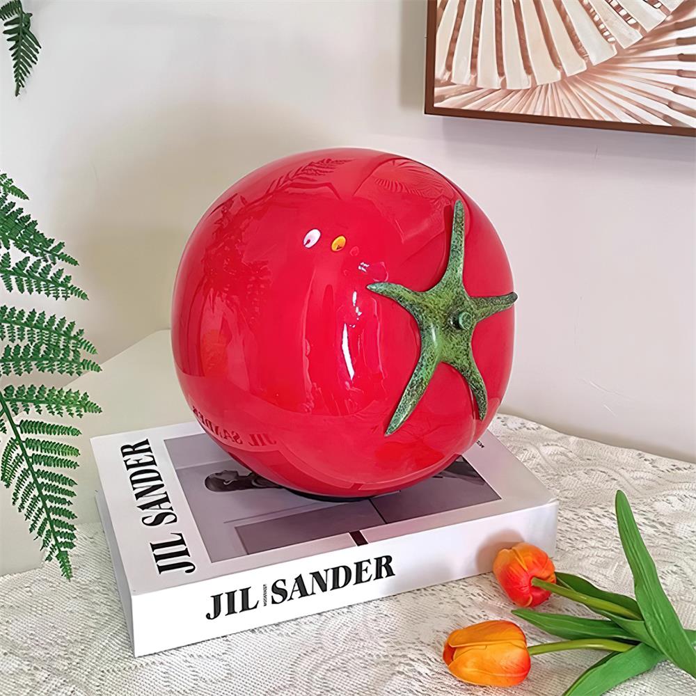 Tomatenförmige Tischleuchte Perno