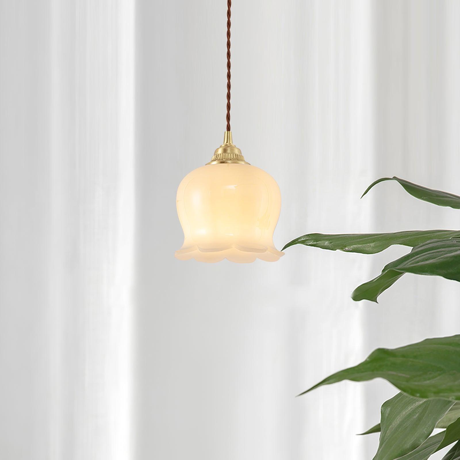 Florale Pendelleuchte Falvi
