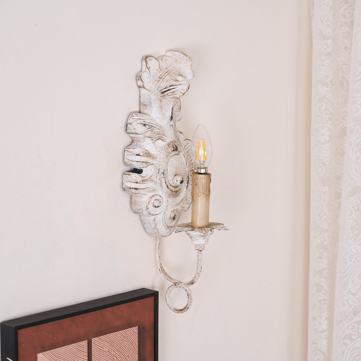Vintage Wandleuchte Berte