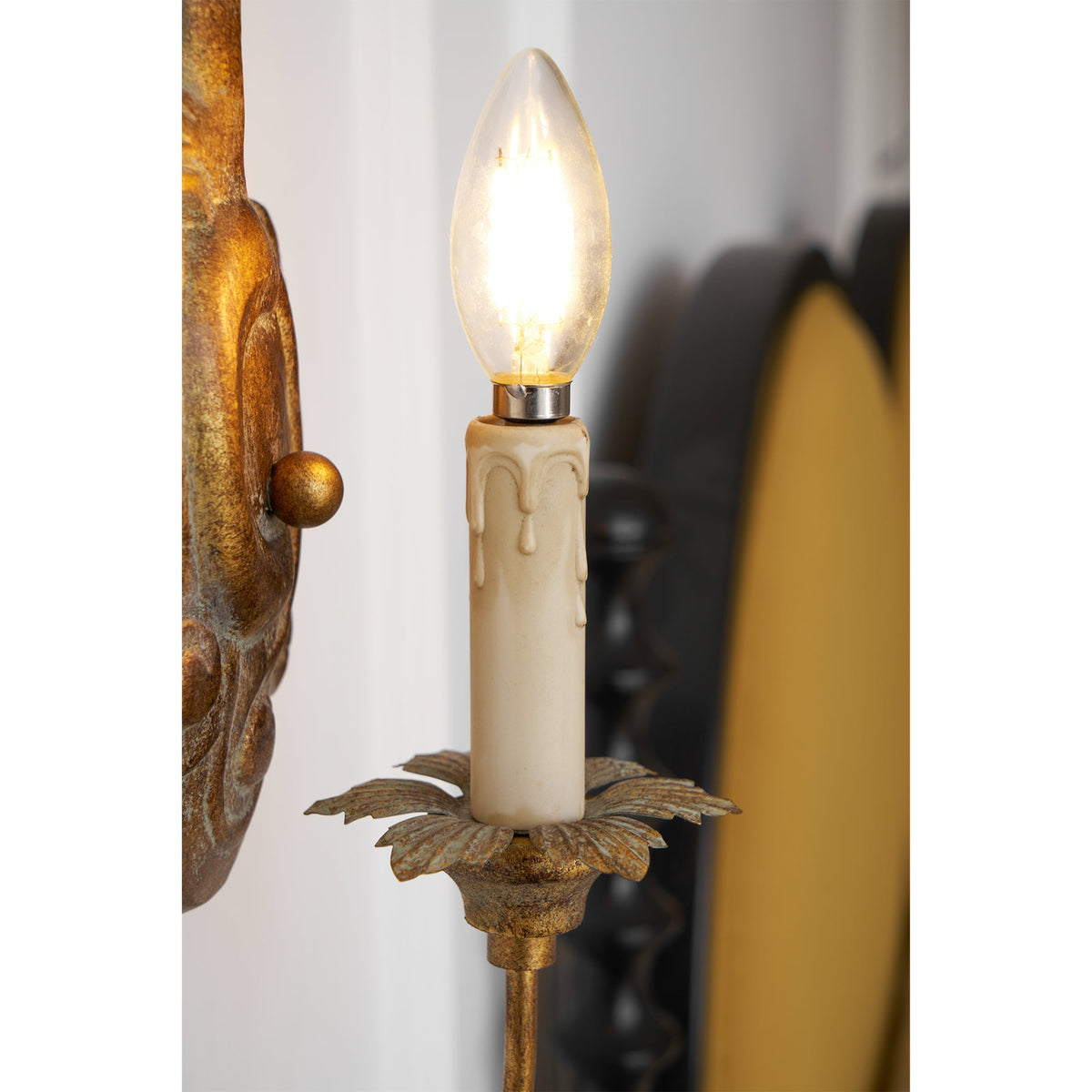 Vintage Wandleuchte Berte