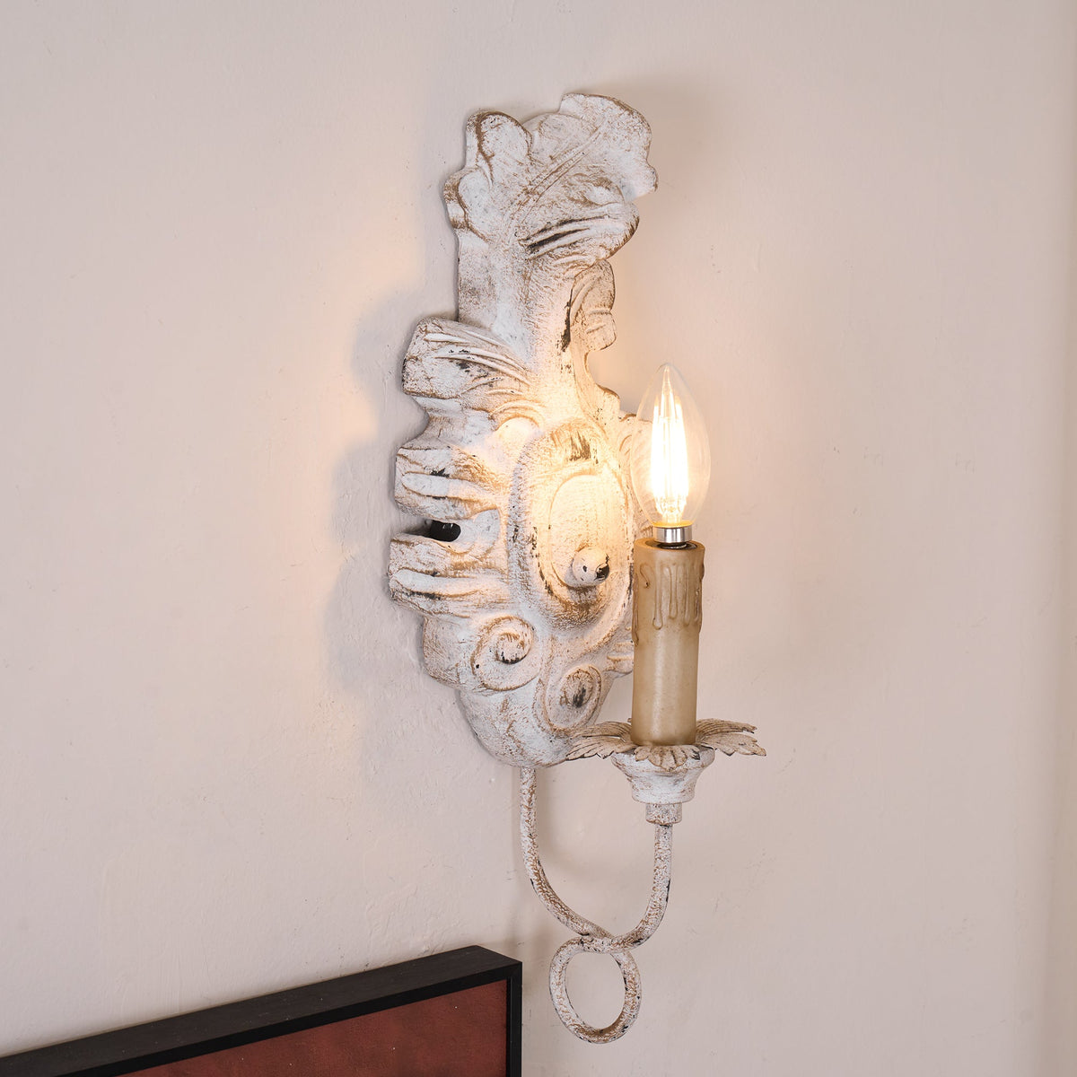 Vintage Wandleuchte Berte